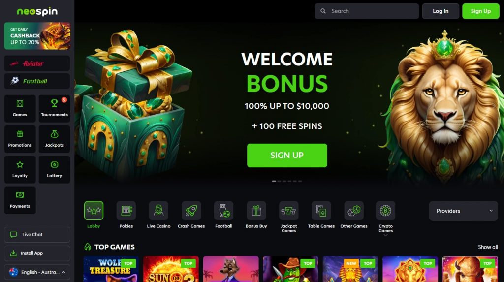 Neospin casino Australia