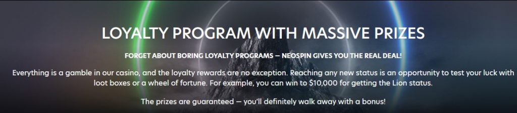 Neospin Australia Loyalty Program