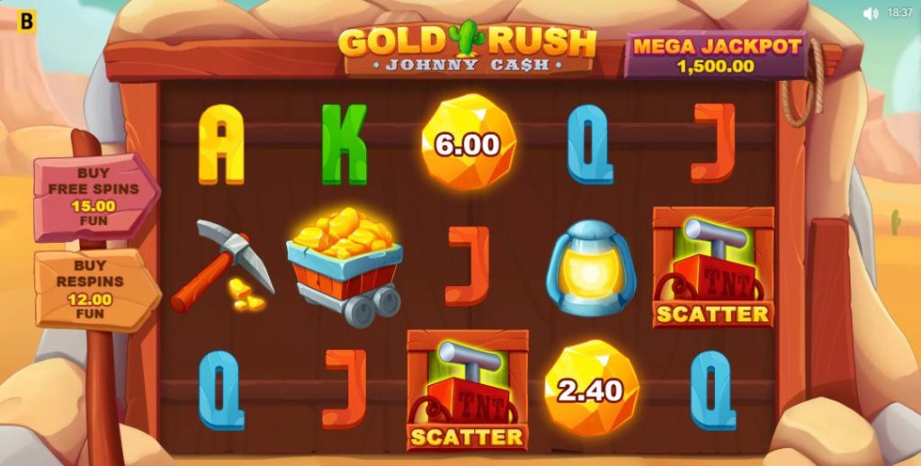 Gold Rush – Johnny Cash slot at Neospin Casino