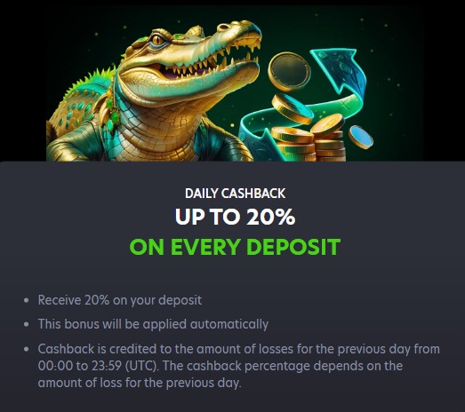 Neospin Casino Daily Cashback Bonus Offer in Australia